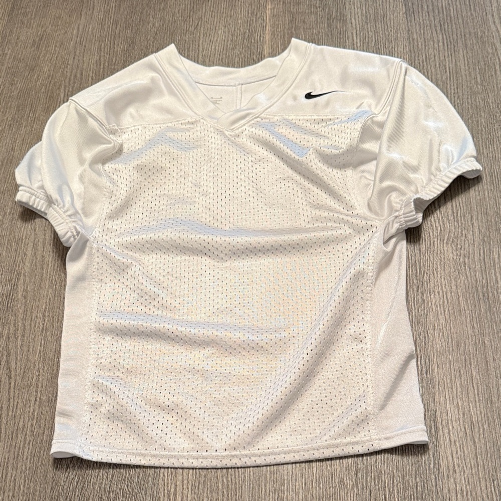 Nike White Football Practice Jersey